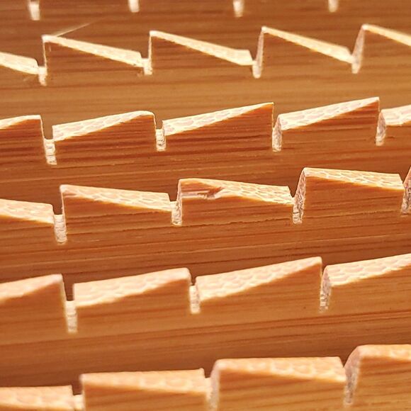 Bamboo Ginger Grater Vintage 5.5” x 6.5” Rustic Decor Farmhouse Garlic Zest - Picture 10 of 11